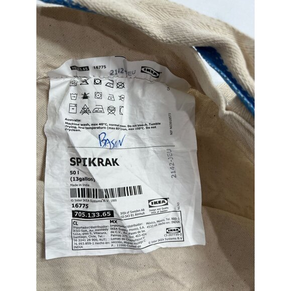 IKEA Spikrak Shopping Bag in Cotton Natural - Picture 4 of 5